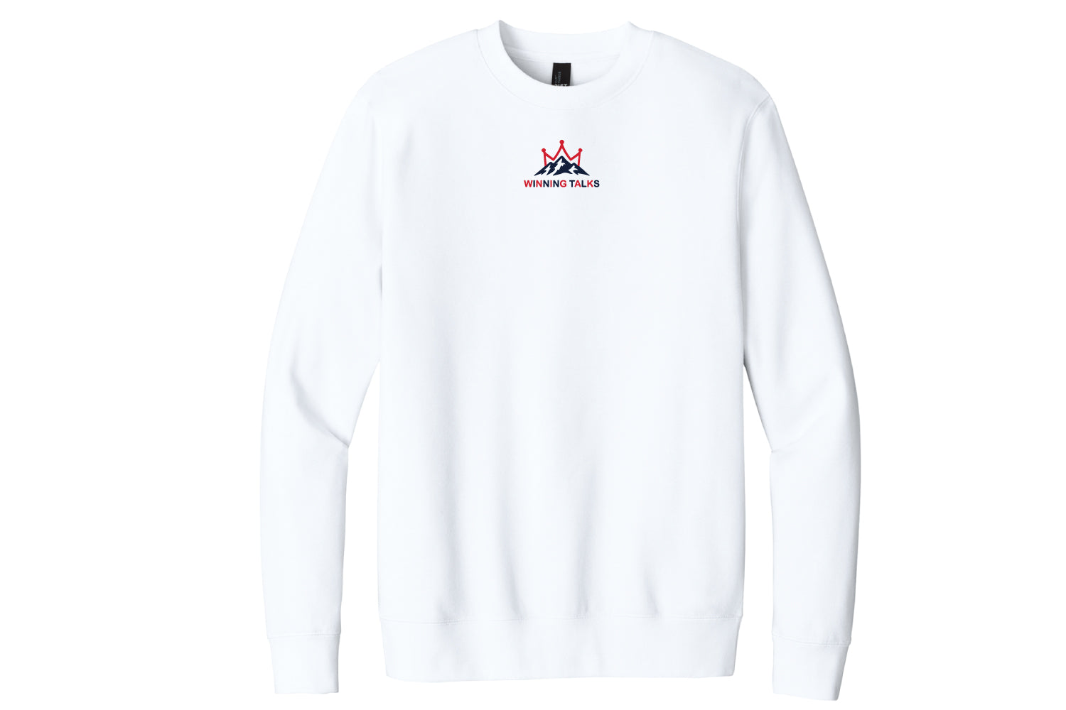 Winning Talks Crewneck Sweatshirt - White