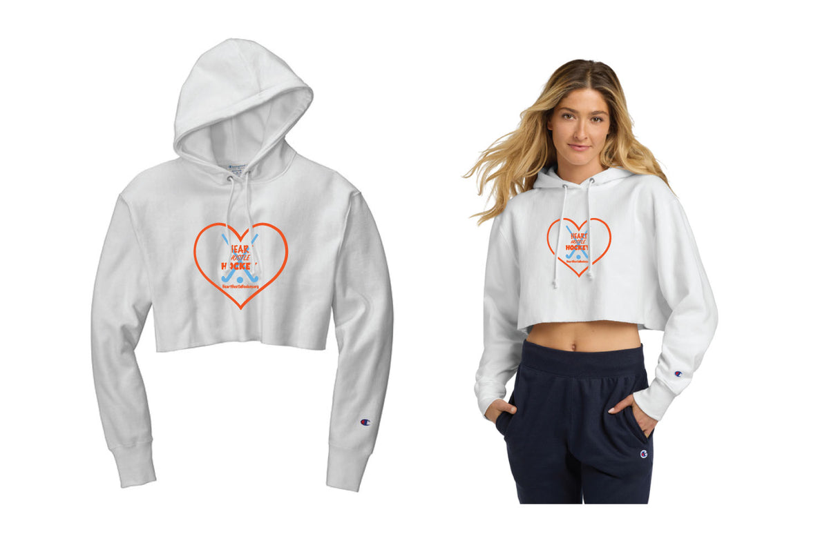 H3 Field Hockey Women's Champion Cropped Sweatshirt - White
