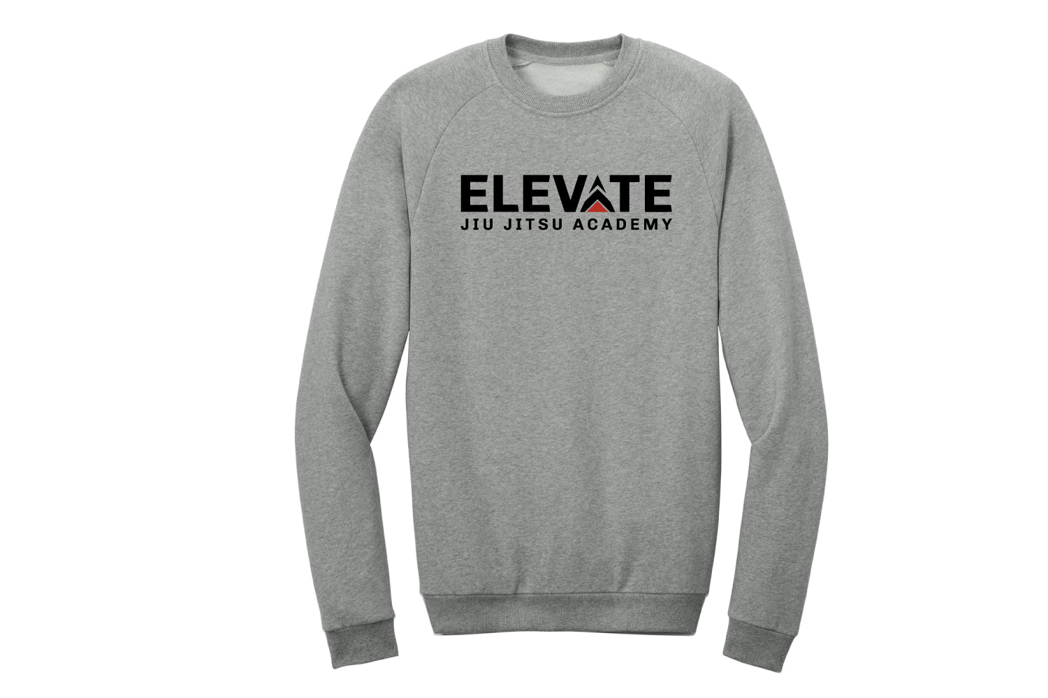 Elevate Jiu Jitsu Academy Fleece Crewneck - Grey