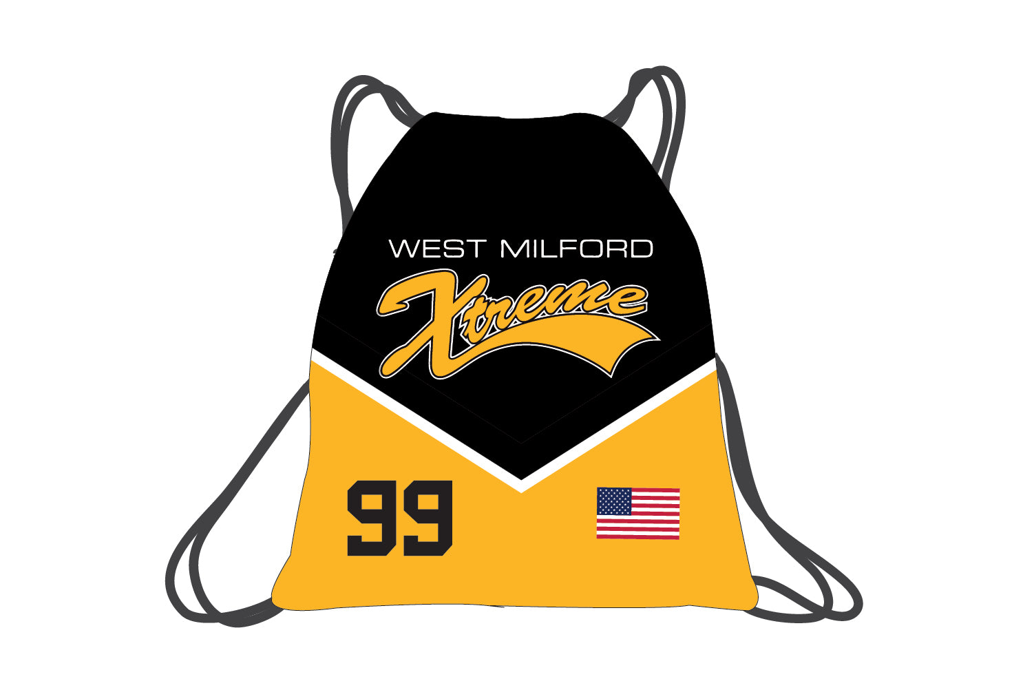 WM Xtreme Softball Sublimated Drawstring Bag