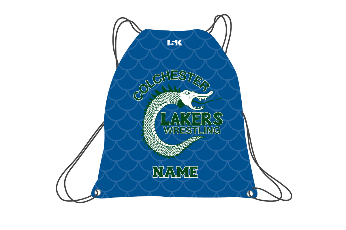 Lakers Wrestling Sublimated Drawstring Bag