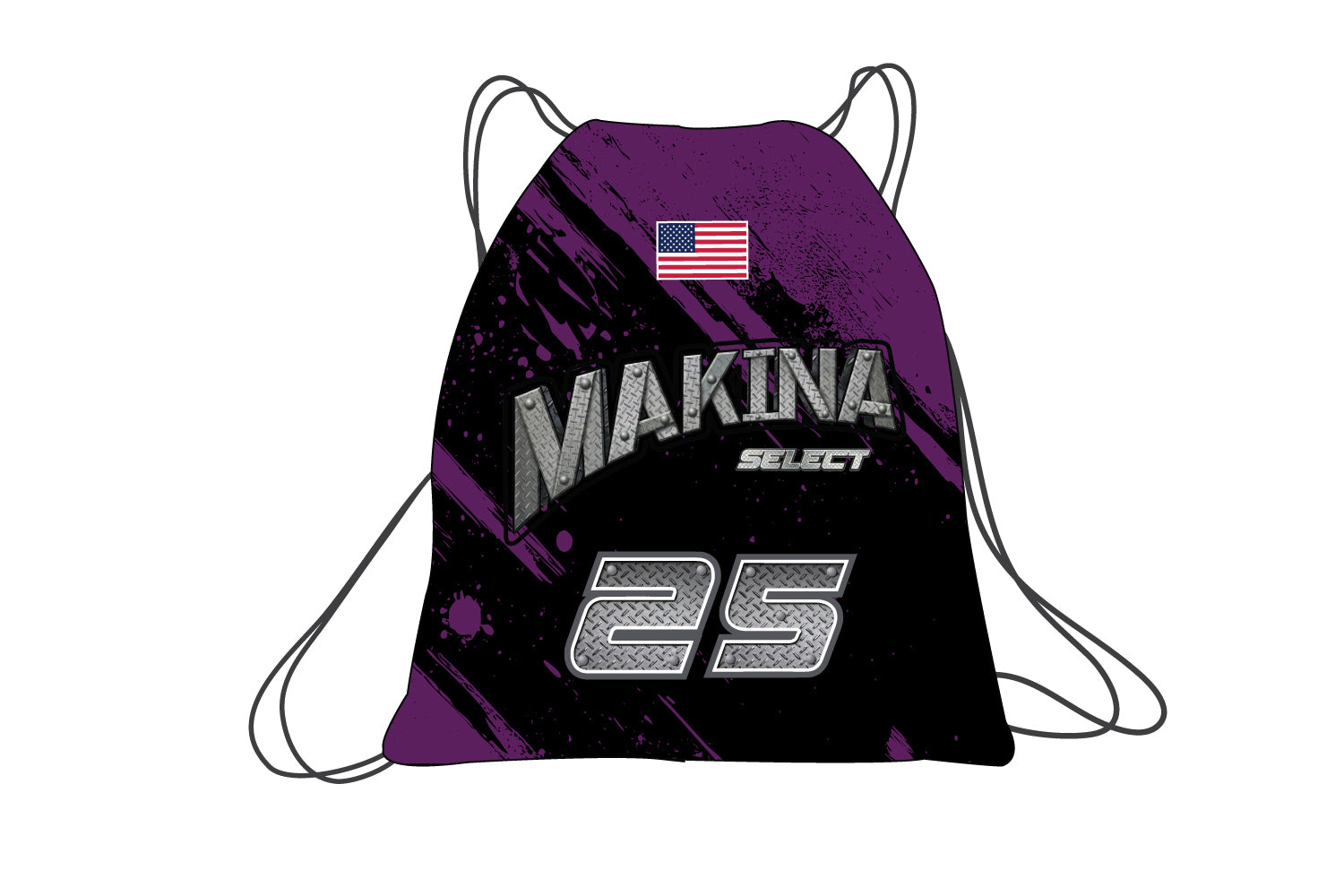 Makina Select Baseball Sublimated Drawstring Bag