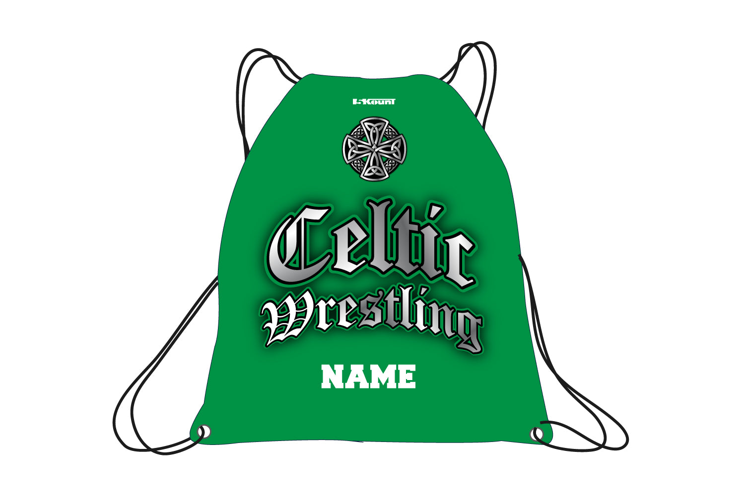 Celtic Wrestling Sublimated Drawstring Bag