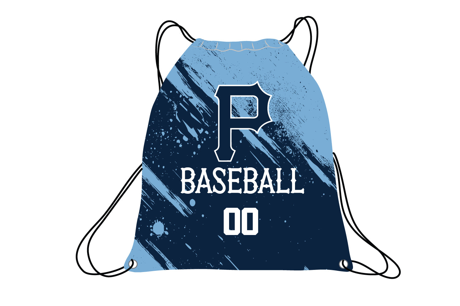 Paramus Baseball Sublimated Drawstring Bag