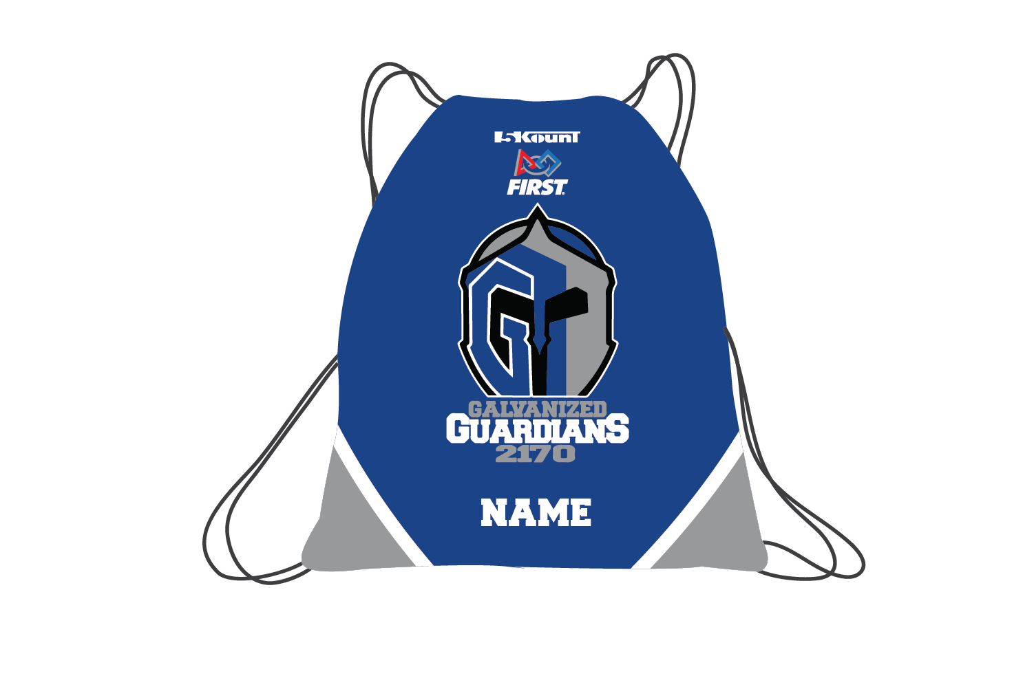 Glastonbury Robotics Sublimated Drawstring Bag