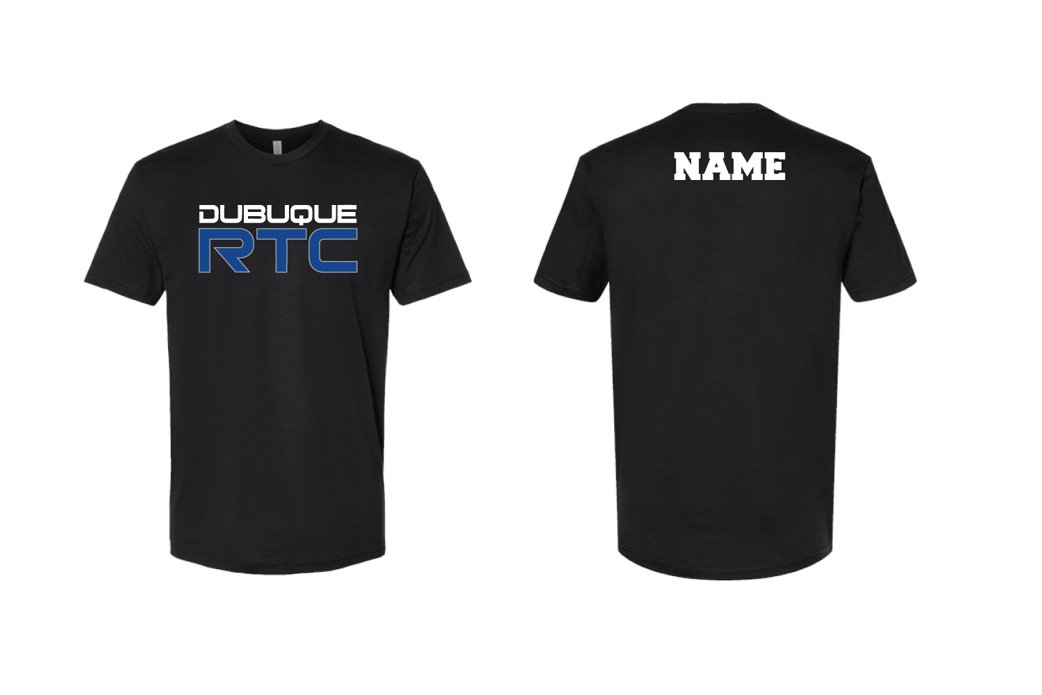 Dubuque RTC Cotton Crew Tee - Black