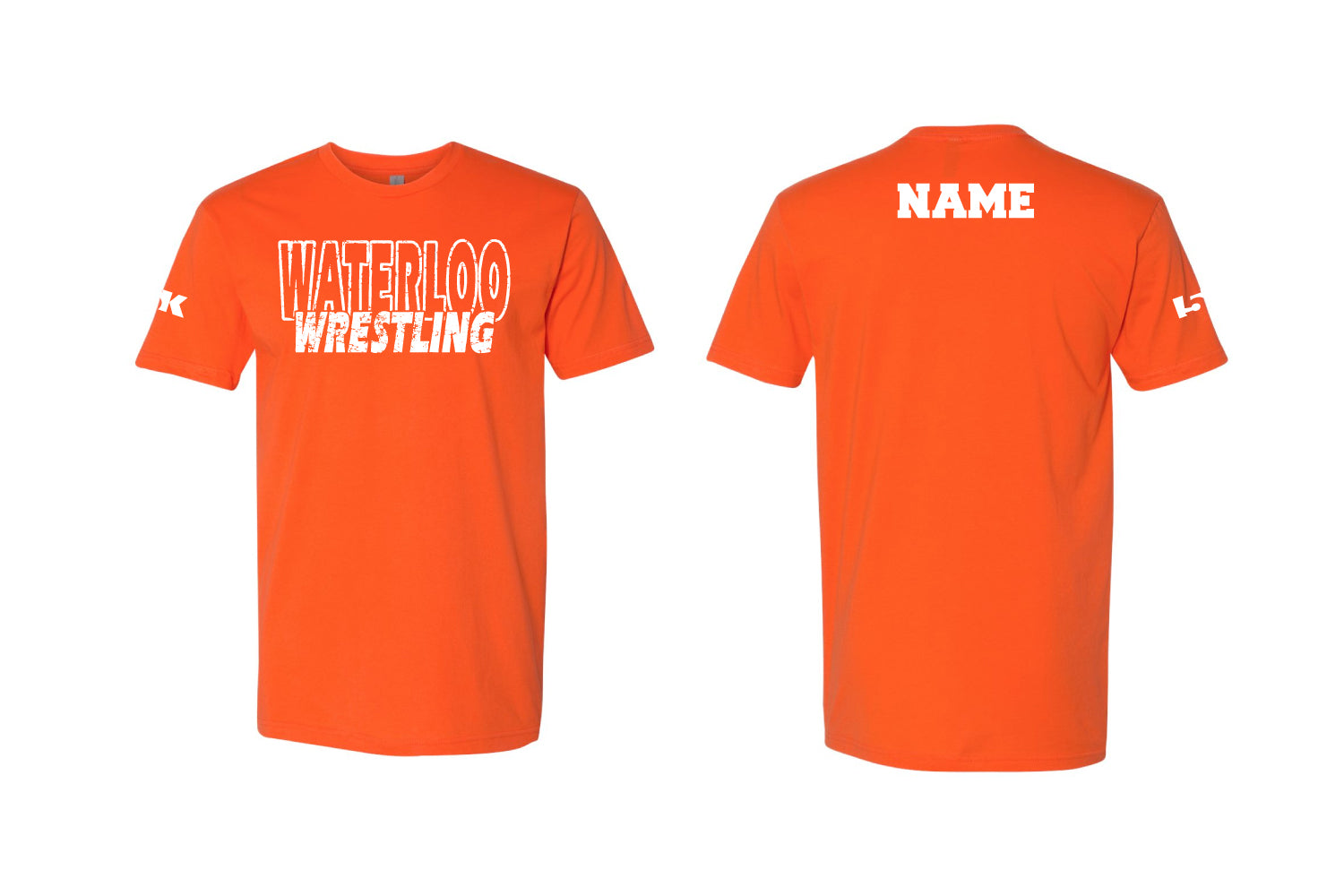 Waterloo Wrestling Dryfit Performance Tee - Orange