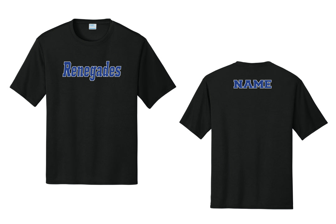Tri-Town Renegades Dryfit Performance Tee - Black