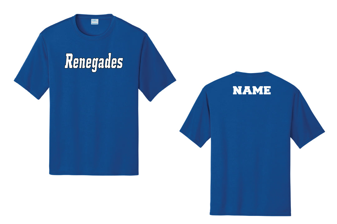 Tri-Town Renegades Dryfit Performance Tee -Royal