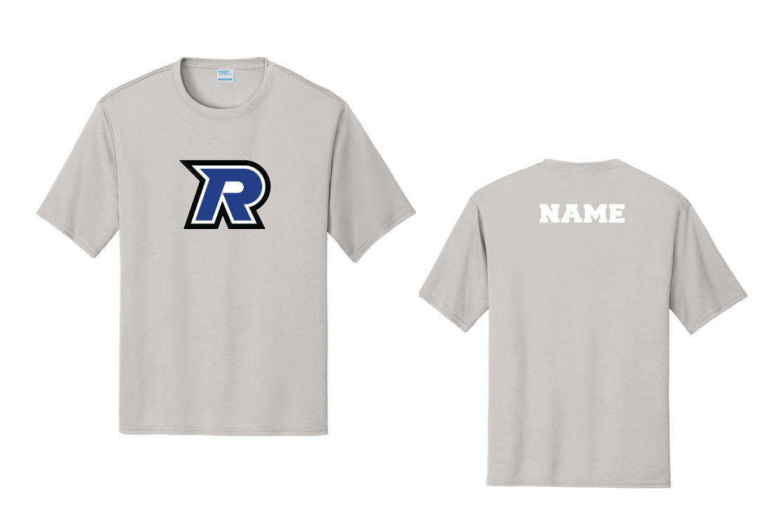 Tri-Town Renegades Dryfit Performance Tee -Silver