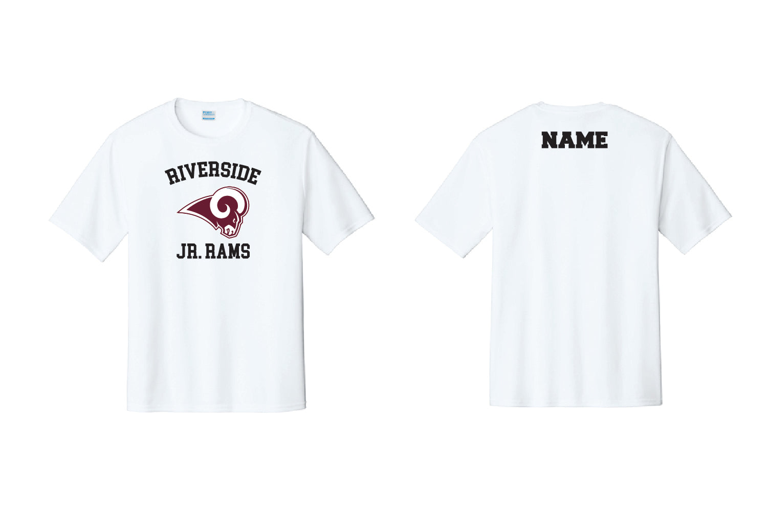 Riverside Wrestling Dryfit Performance Tee - White