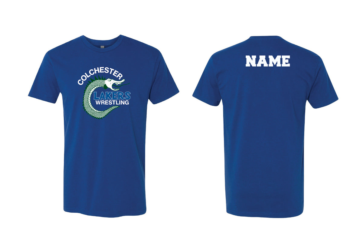 Lakers Wrestling Cotton Crew Tee - Royal