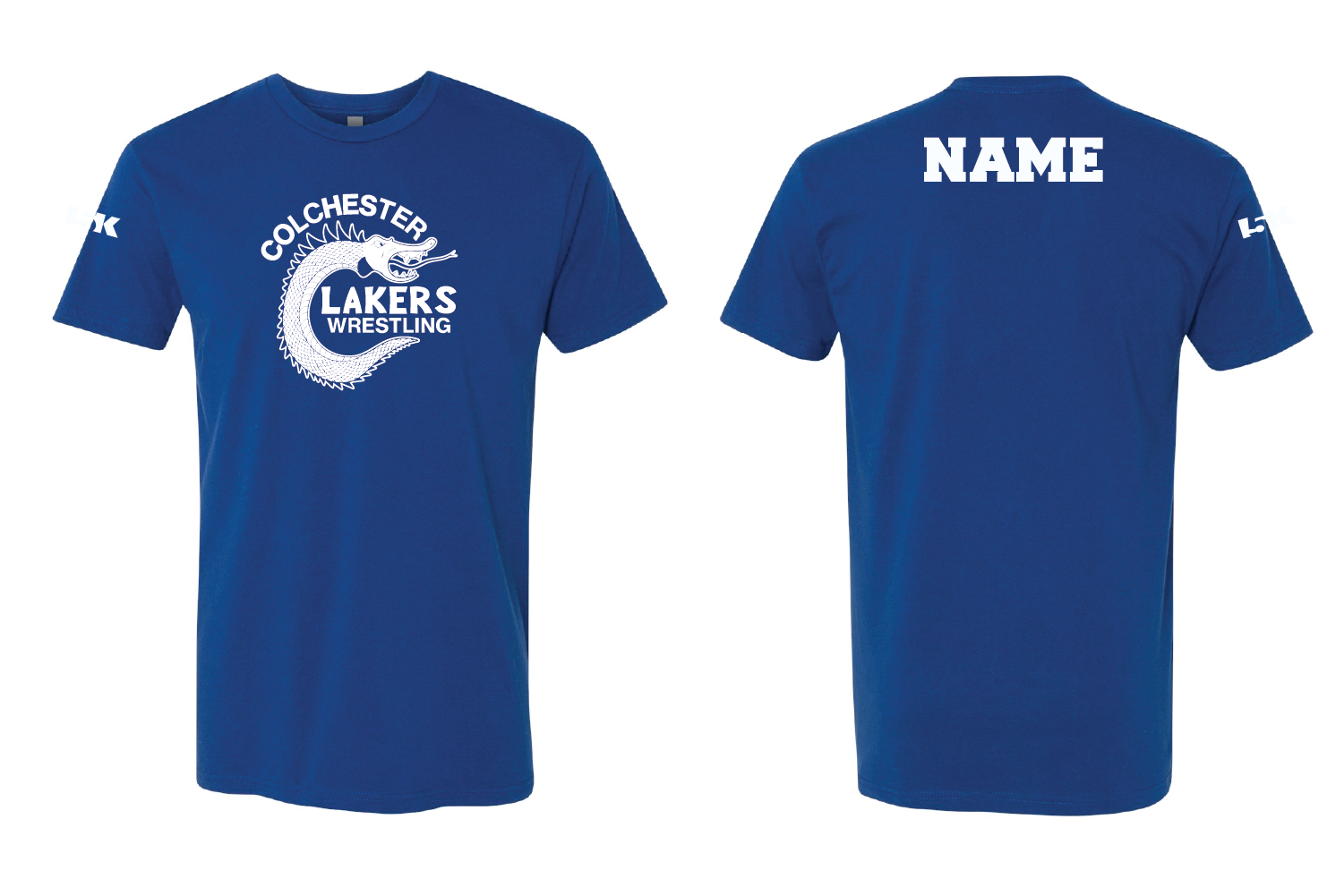 Lakers Wrestling Cotton Crew Tee - Royal