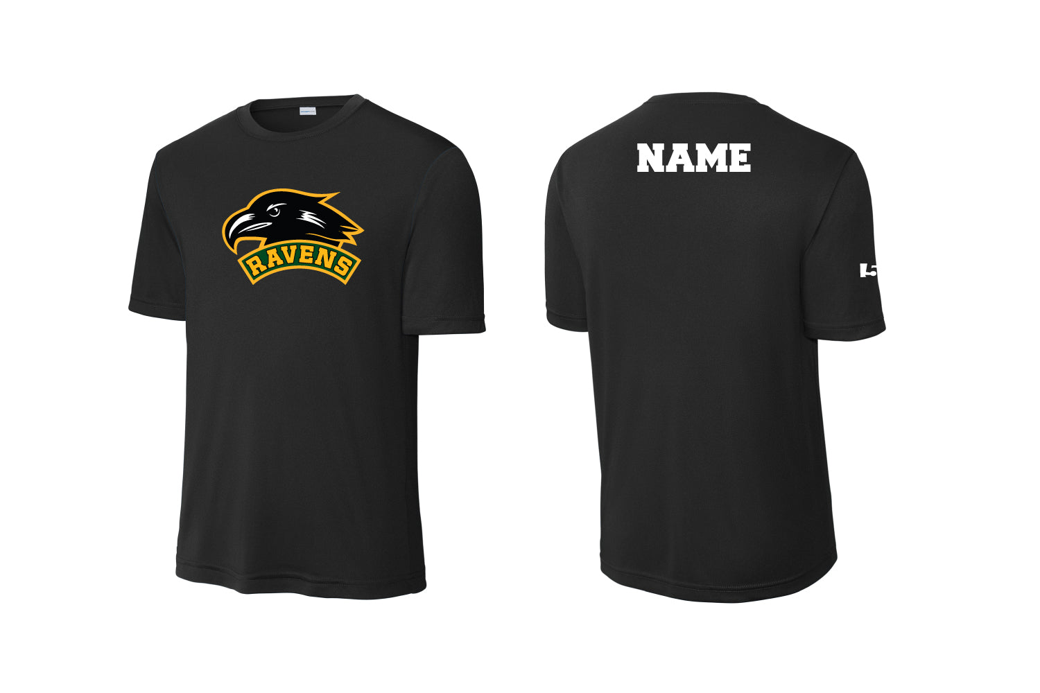 RCS Ravens Wrestling Dryfit Performance Tee - Black