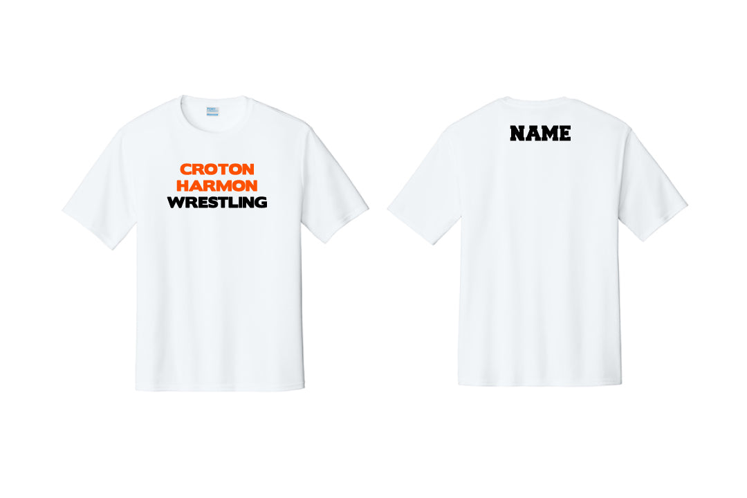 Croton Harmon Wrestling Dryfit Performance Tee - White