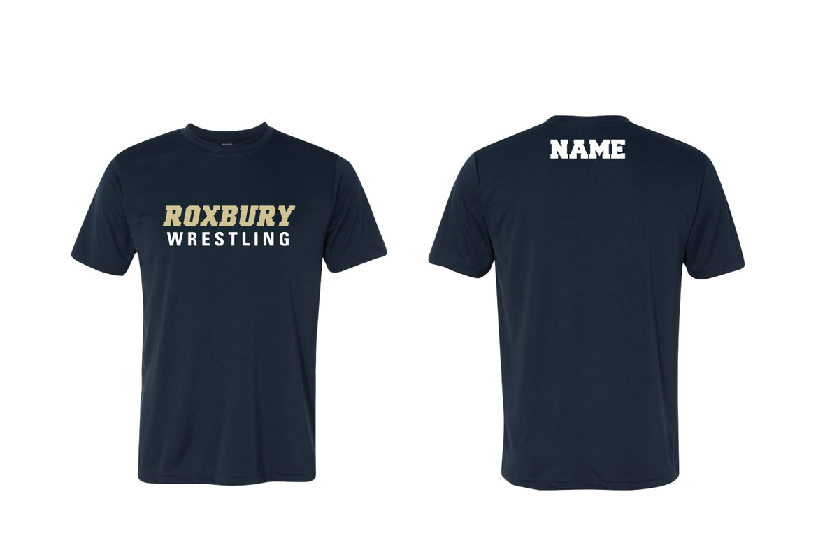 Roxbury Wrestling Dryfit Performance Tee - Navy