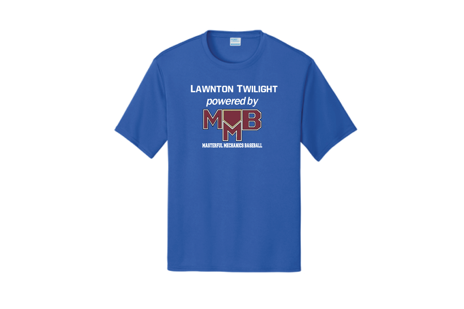 Masterful Mechanics Baseball Dryfit Performance Tee - Royal
