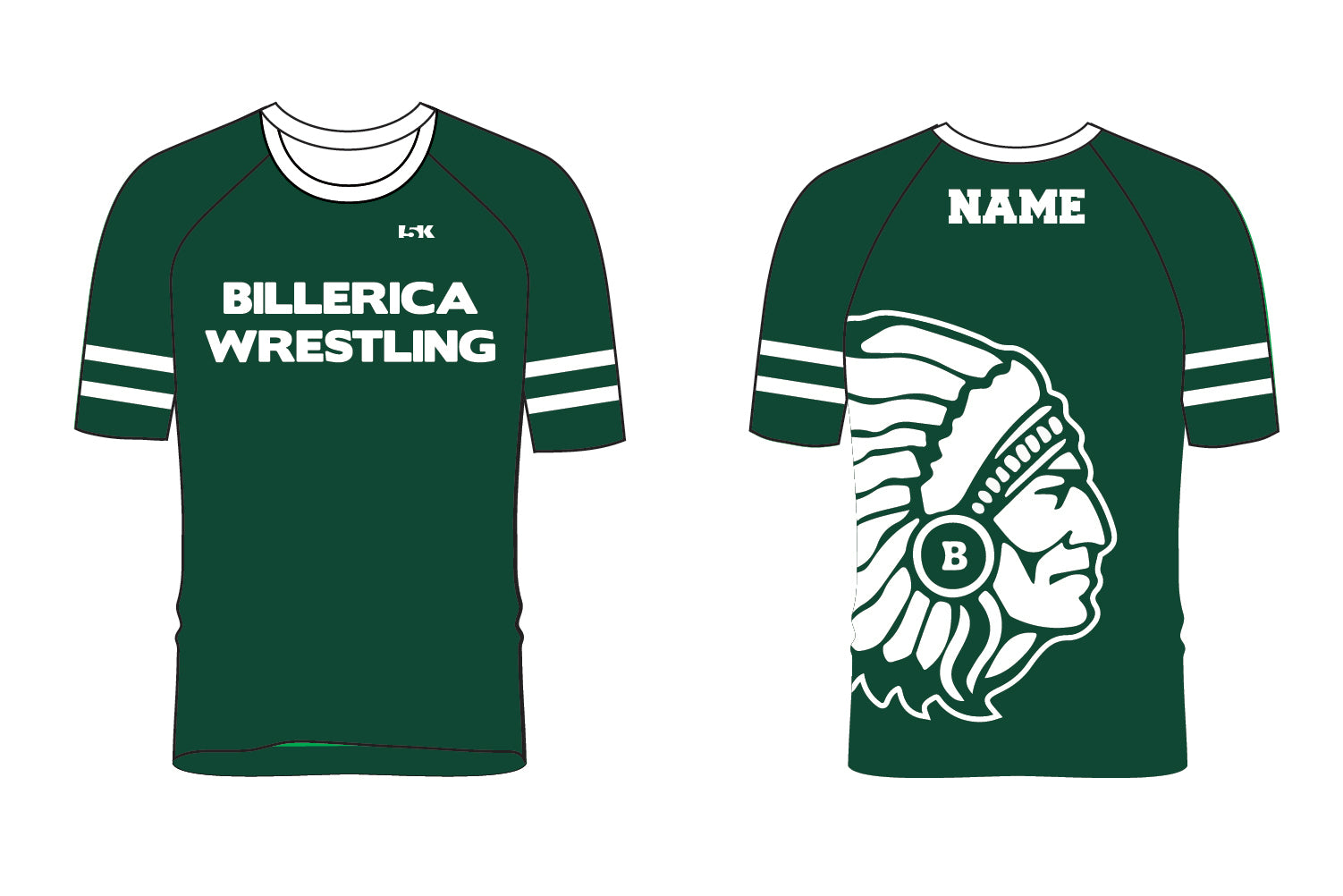 Billerica Wrestling Sublimated Shirt