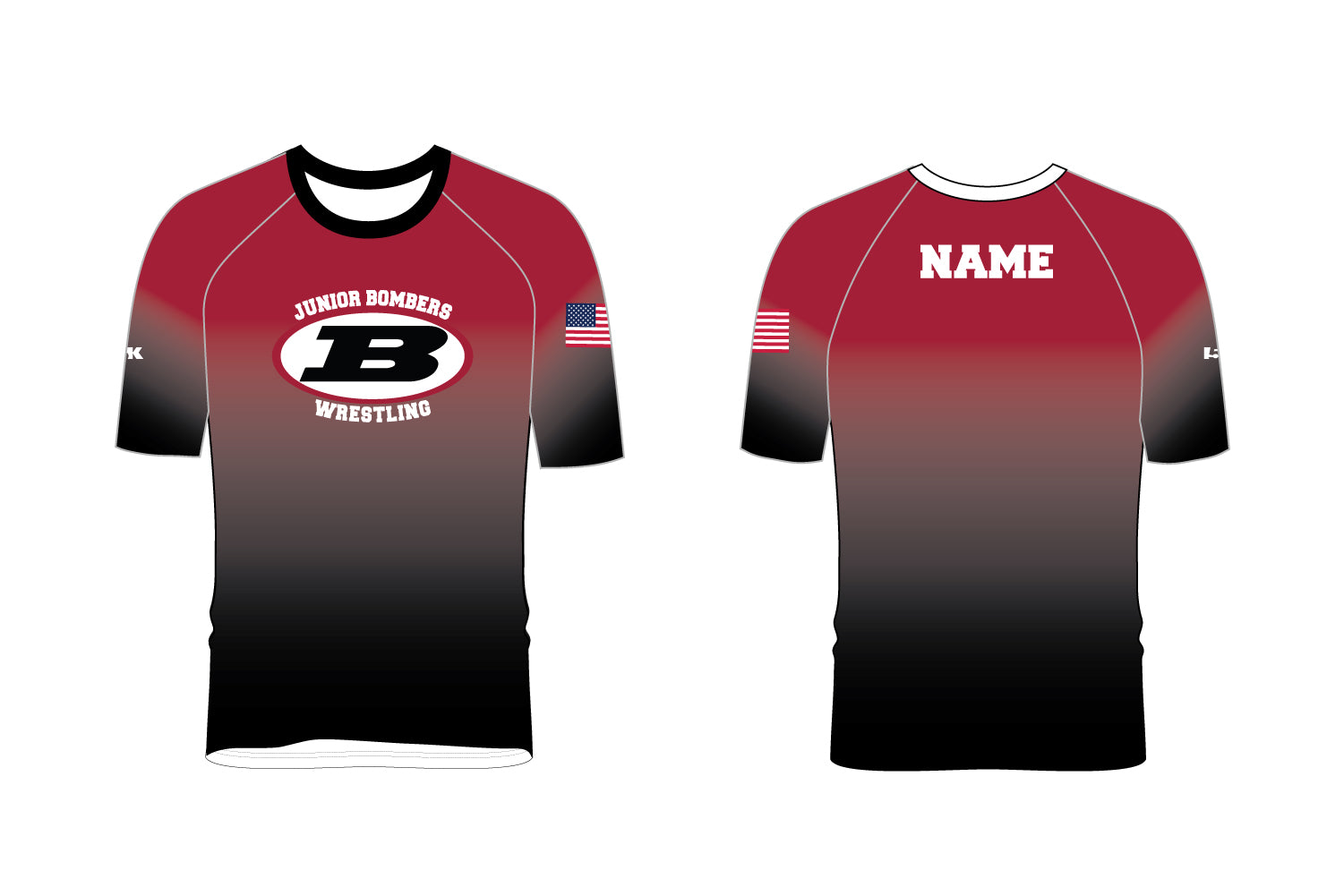 Boonton Bombers Wrestling Sublimated Shirt