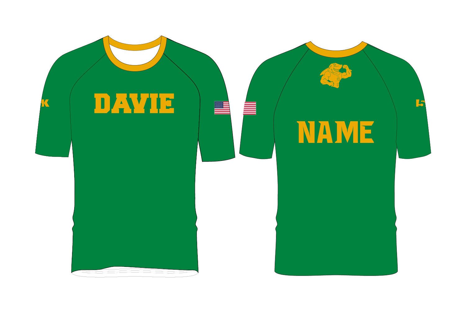 Davie Sharks Wrestling Sublimated Shirt - Design 2