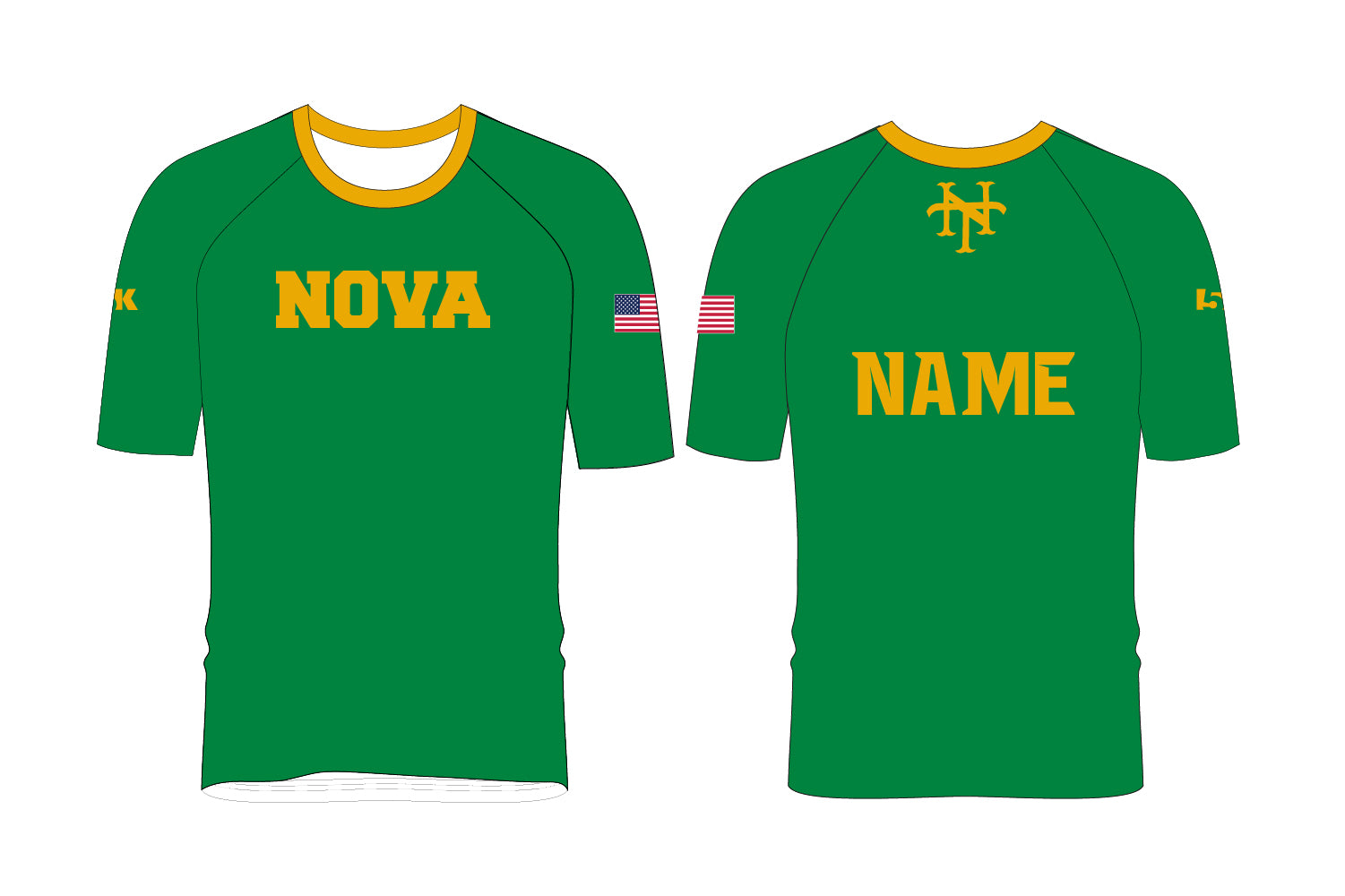 Nova Titans Wrestling Sublimated Shirt - Design 2
