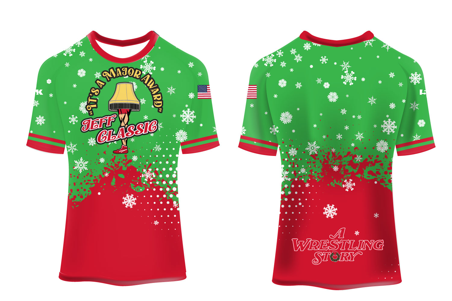 Jeff Classic Wrestling Sublimated Shirt