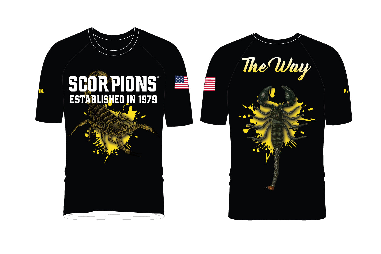 [NEW] Scorpions Wrestling Sublimated Fight Shirt - Design 2