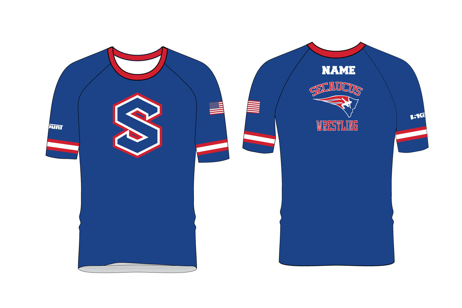 Secaucus Rec Wrestling Sublimated Shirt