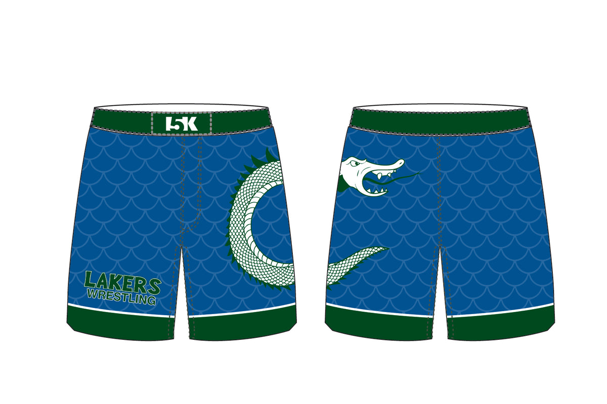 Lakers Wrestling Sublimated Shorts