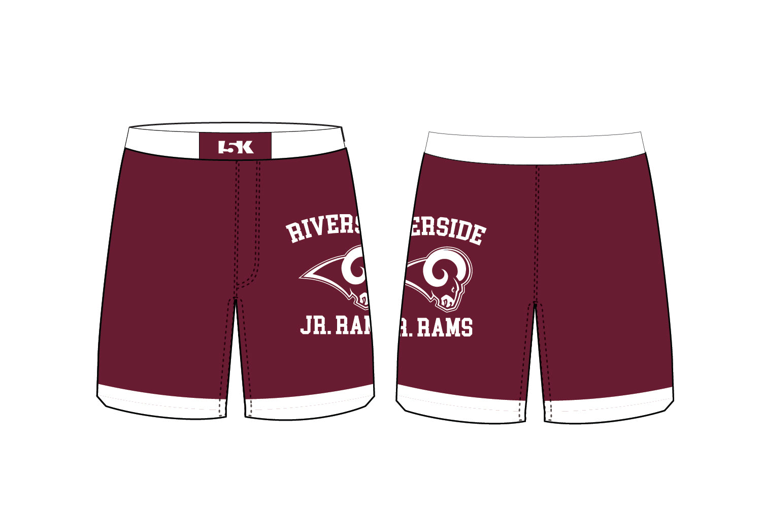 Riverside Wrestling Sublimated Shorts