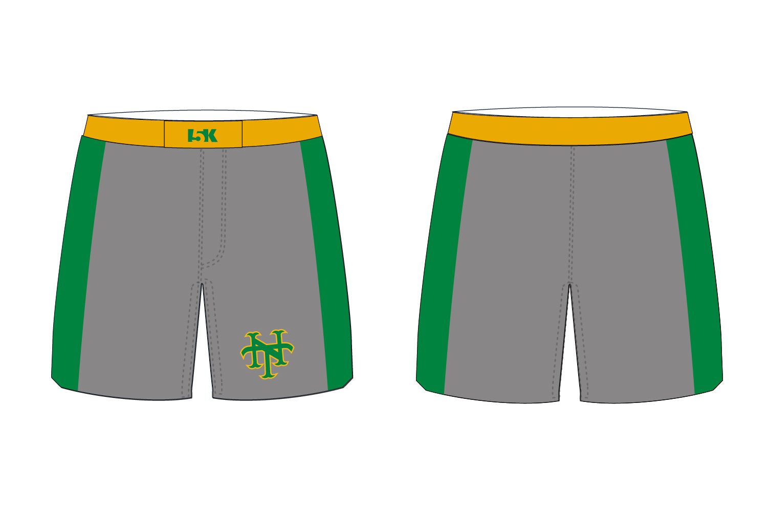 Nova Titans Wrestling Sublimated Shorts - Design 1