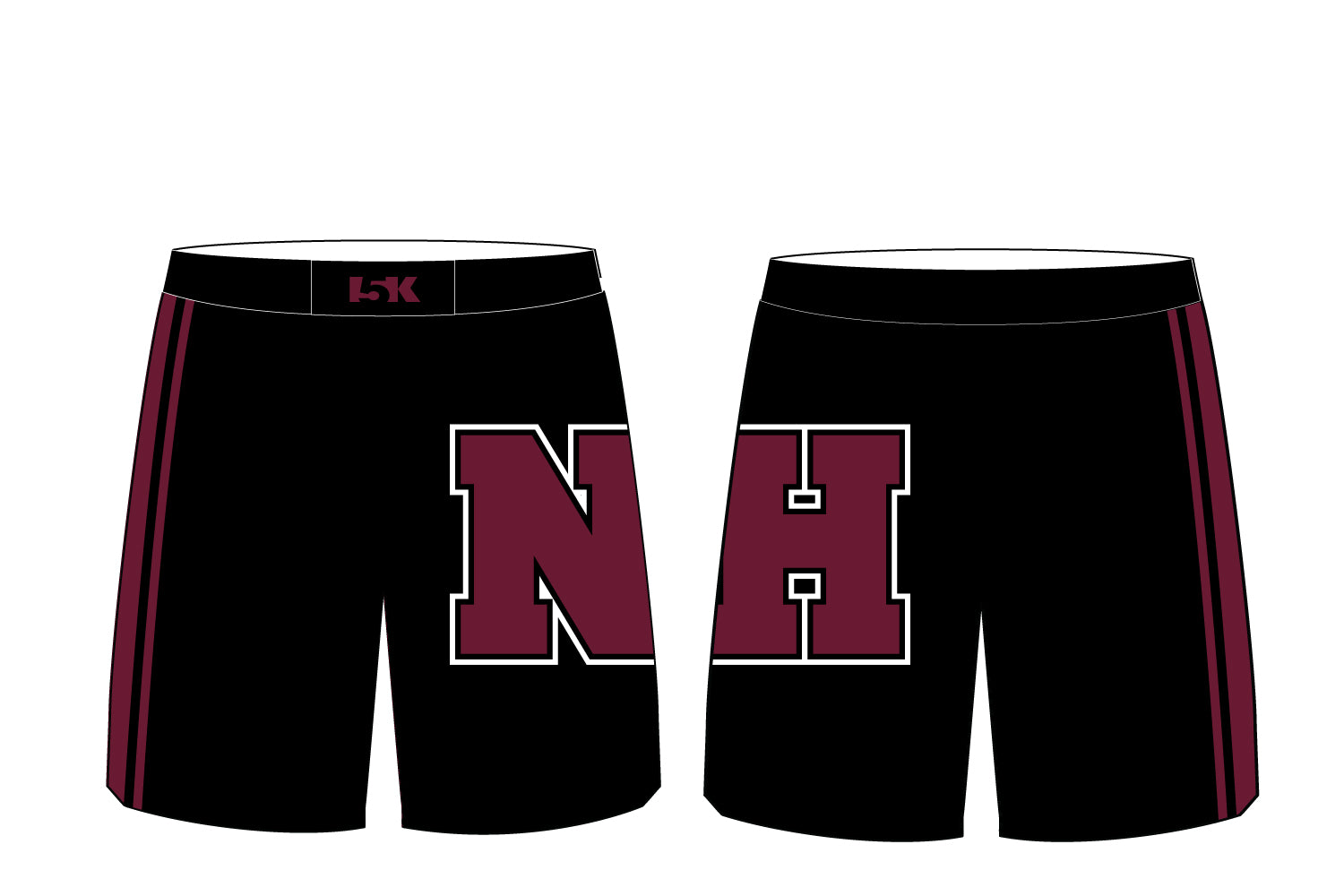 North Haven Wrestling Sublimated Shorts