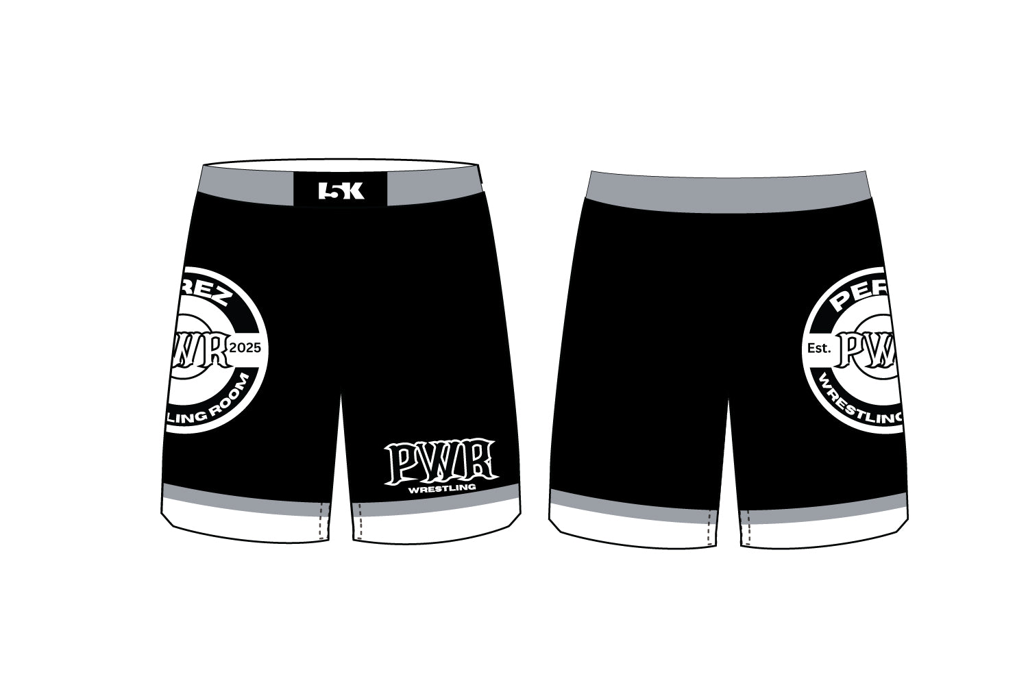 PWR Wrestling Club Sublimated Shorts