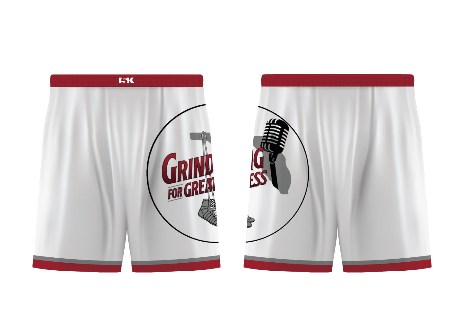 Grinding For Greatness Wrestling Sublimated Shorts