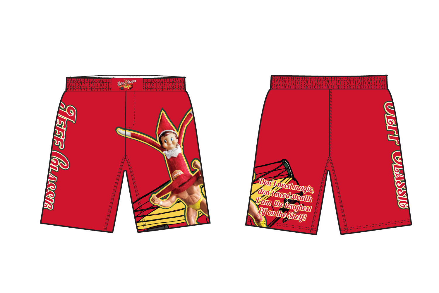 Jeff Classic Wrestling Sublimated Shorts (2025)