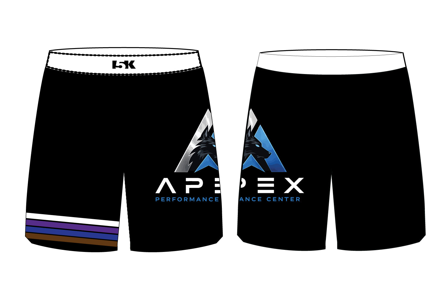 Apex Performance Center Sublimated Fight Shorts