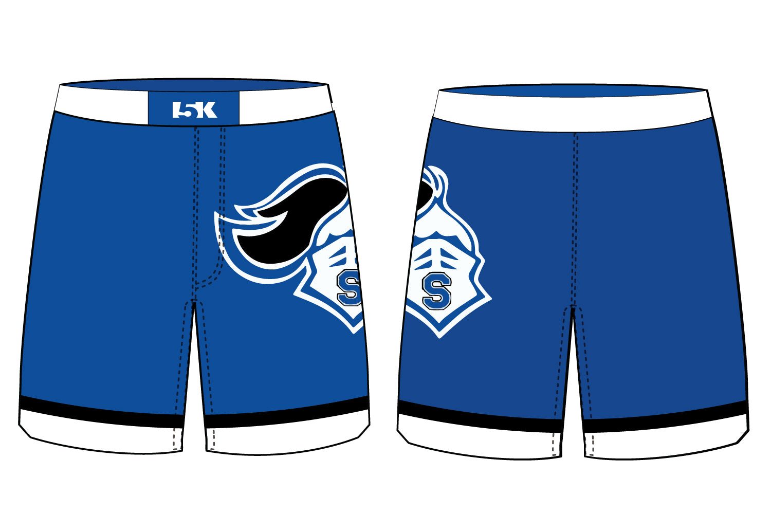 Southington Knights Football Sublimated Shorts