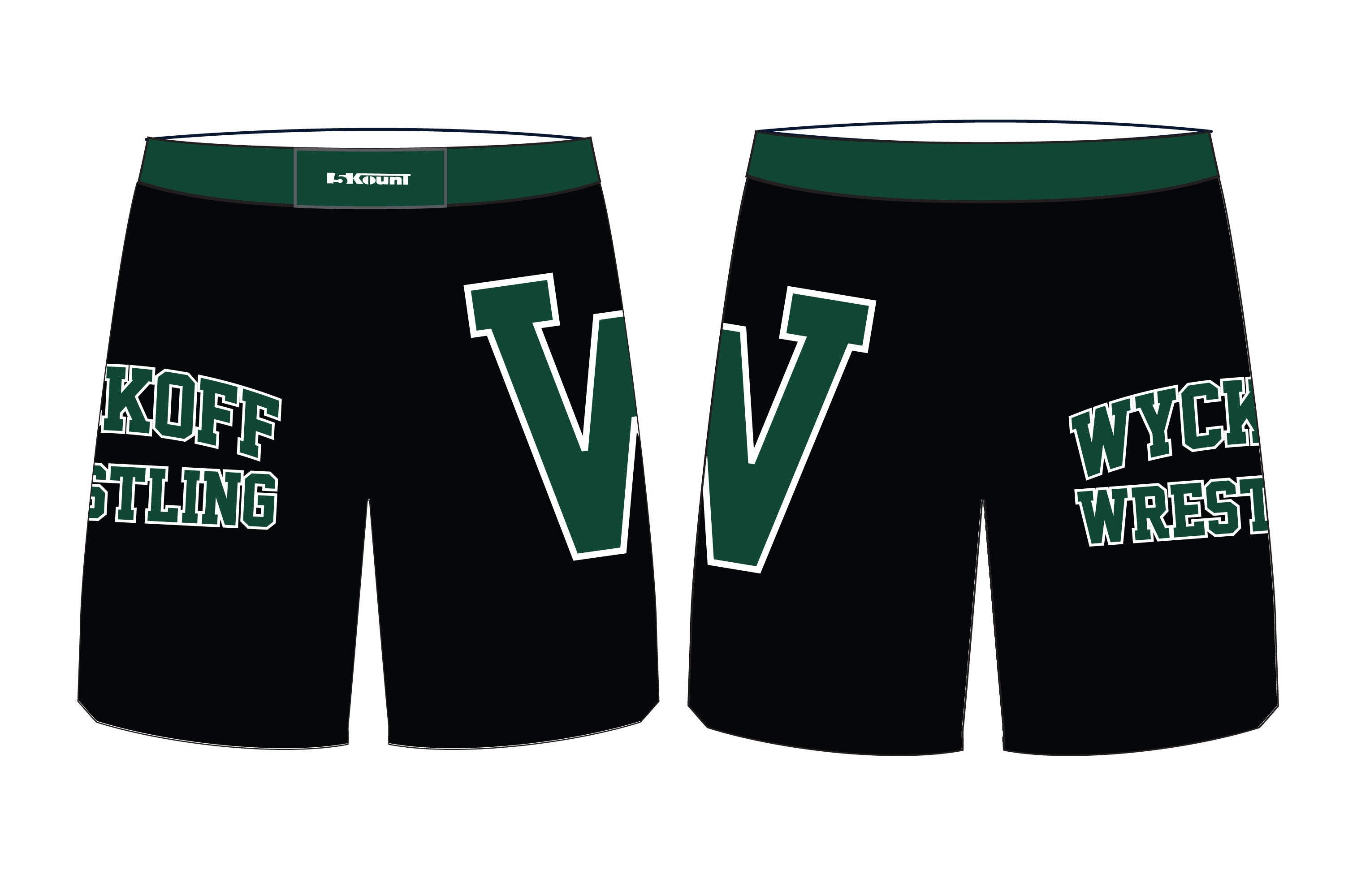 Wyckoff Wrestling Sublimated Fight Shorts