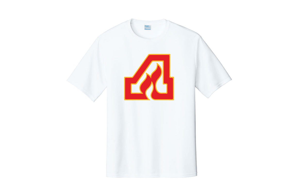 Flames Hockey Dryfit Tee - White