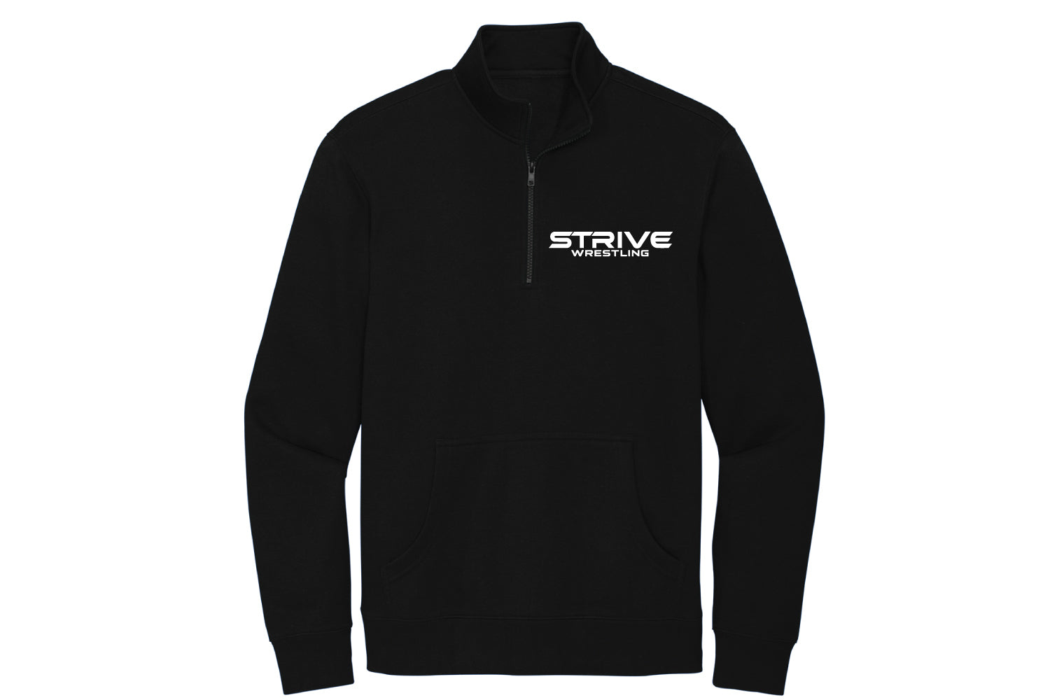 Strive Wrestling Fleece Qtr Zip - Black