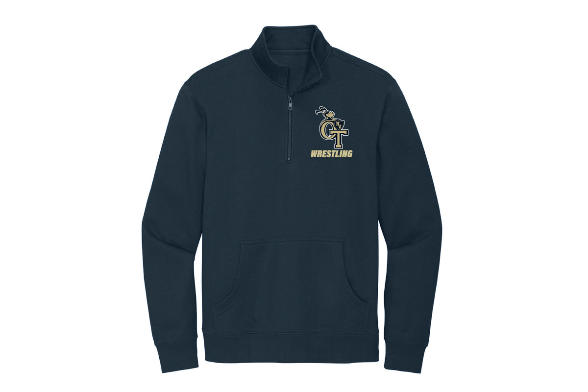 NVOT Wrestling Fleece Qtr Zip - Navy