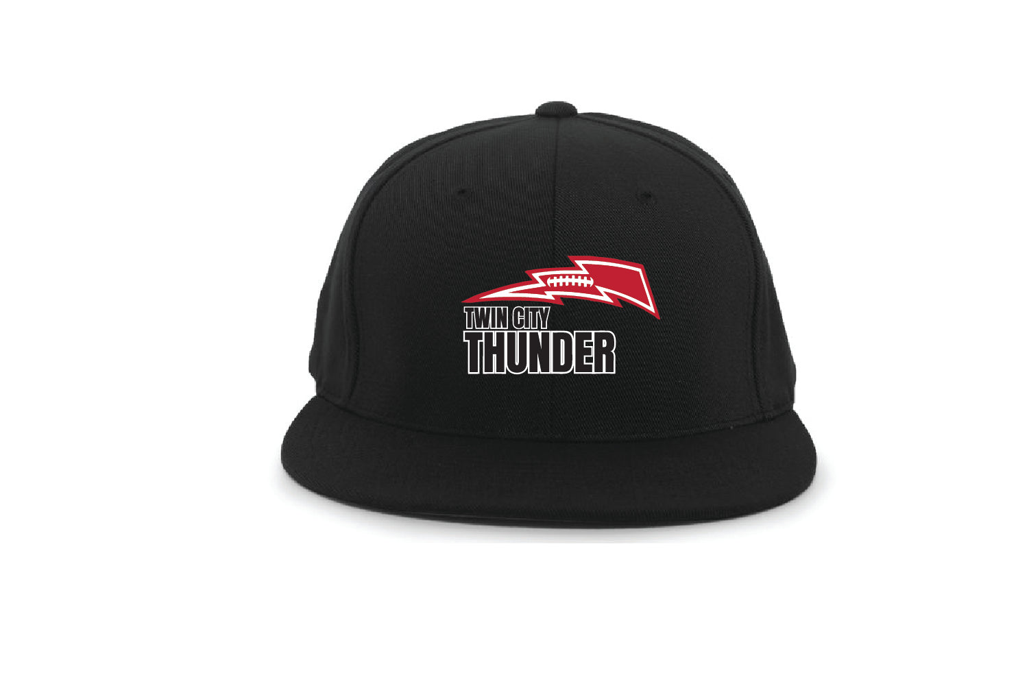Twin City Thunder Football Flexfit Cap - Black