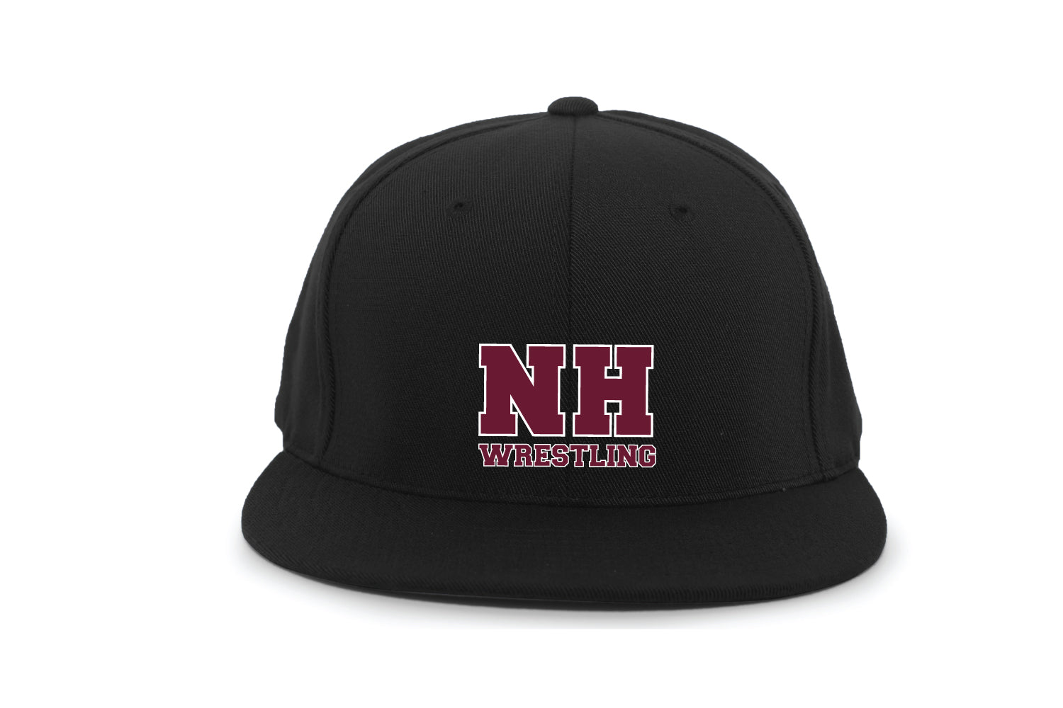 North Haven Wrestling Flexfit Cap - Black
