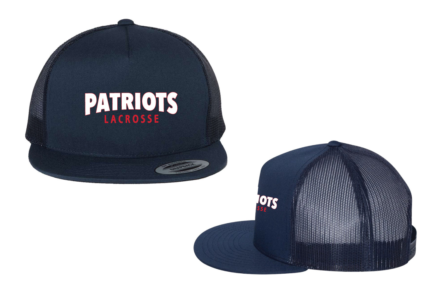 Warwick Pal Patriots Lax Flexfit Trucker Cap - Navy