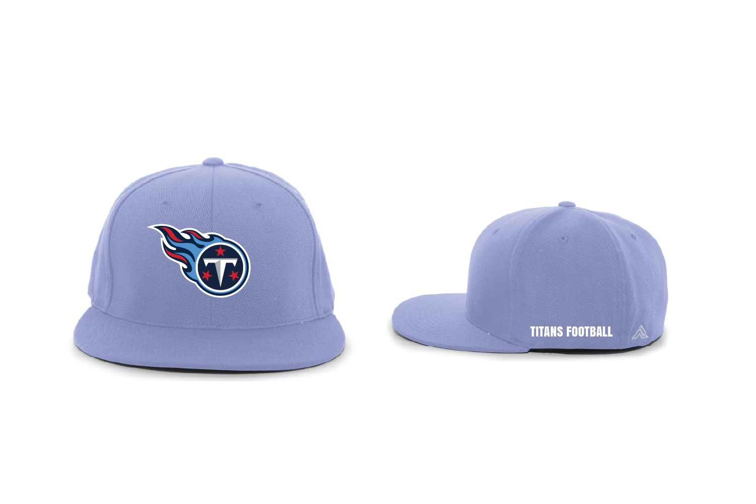 Roxbury Titans Football Flexfit Cap - Carolina Blue