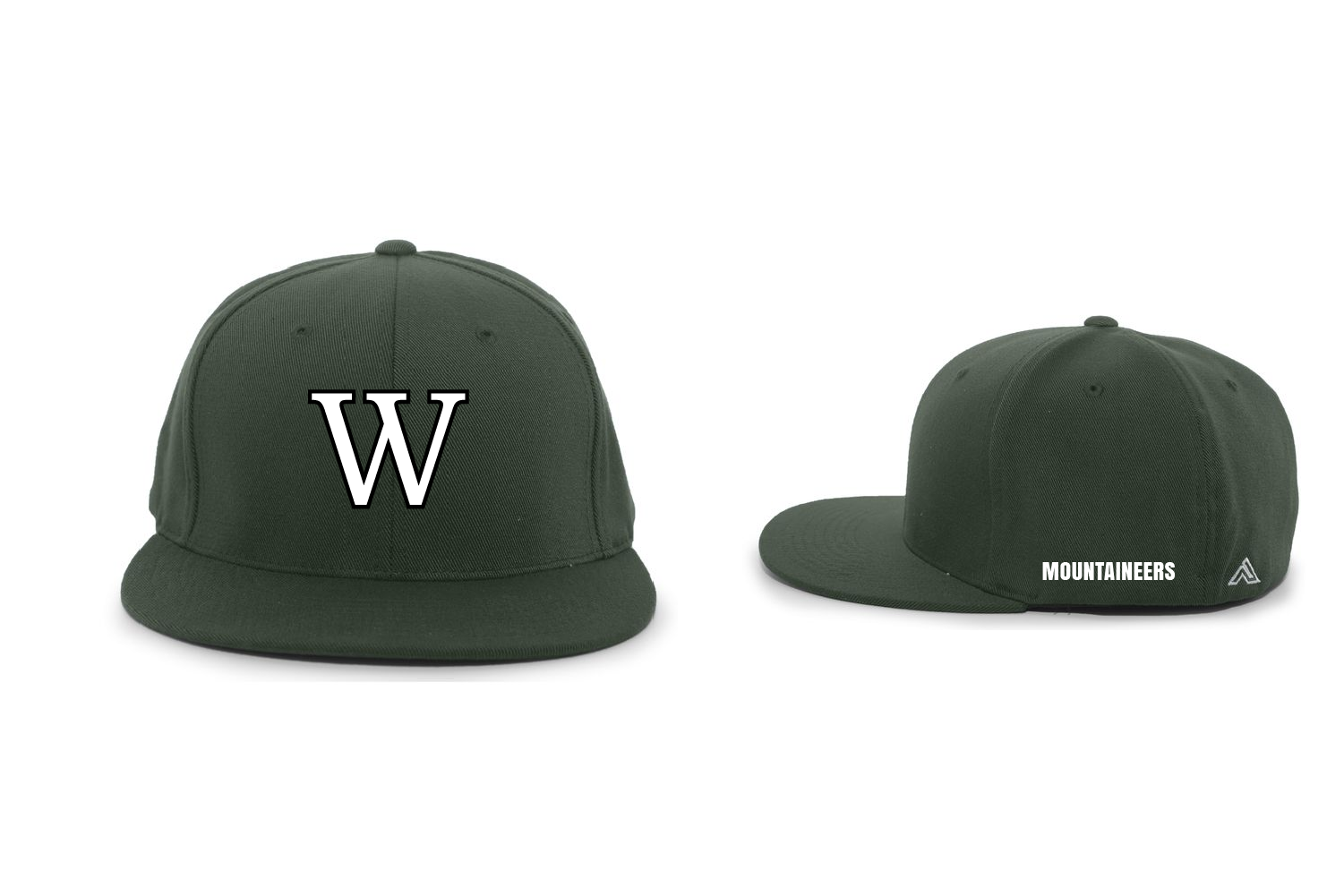 Wachusett Football Flexfit Cap - Forest Green