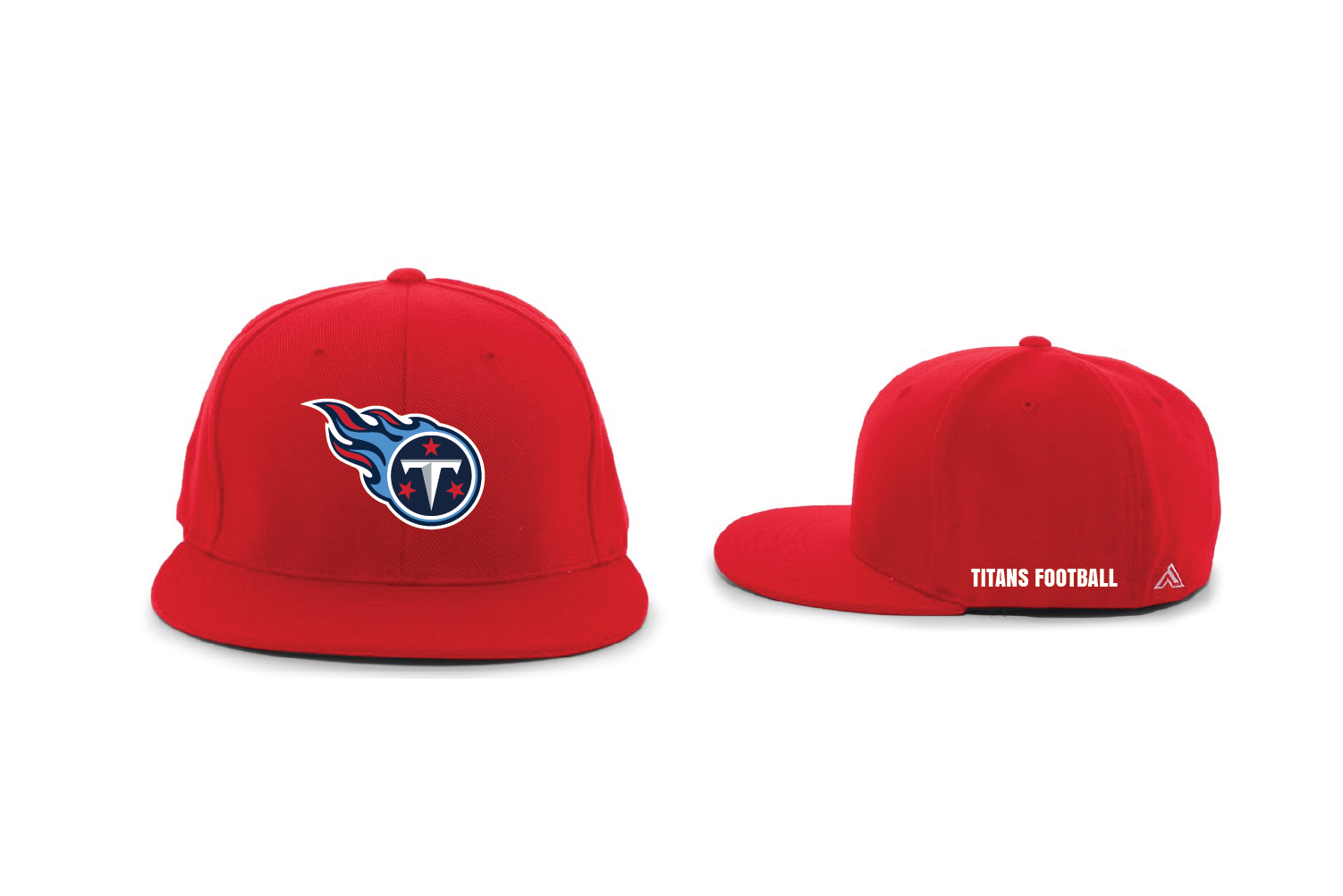Roxbury Titans Football Flexfit Cap - Red