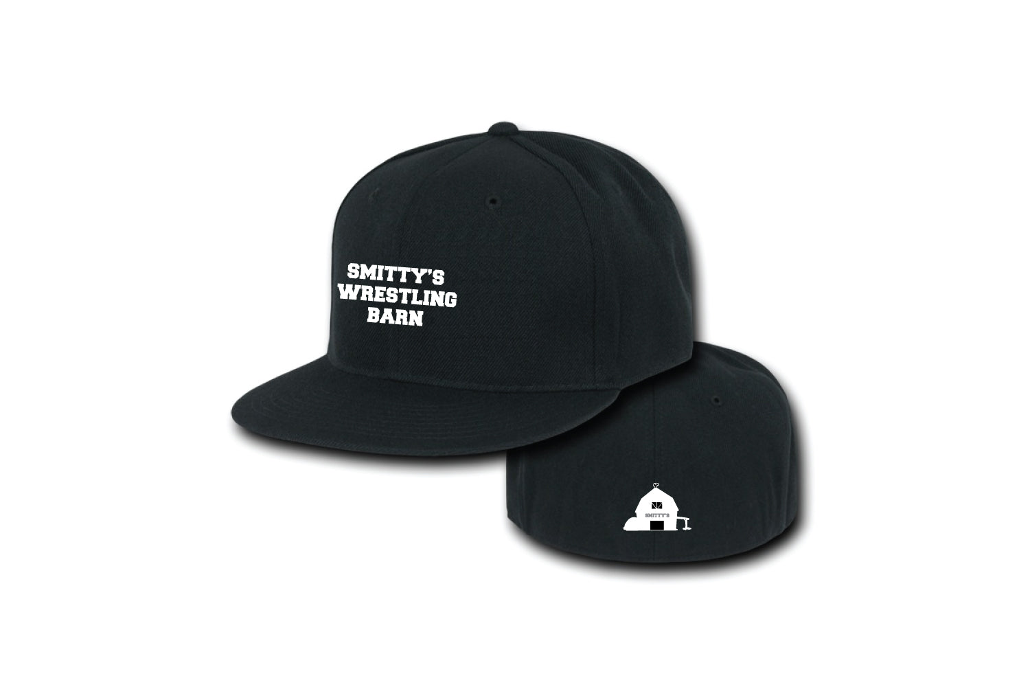 Smitty's Wrestling Barn Flexfit Cap - Black