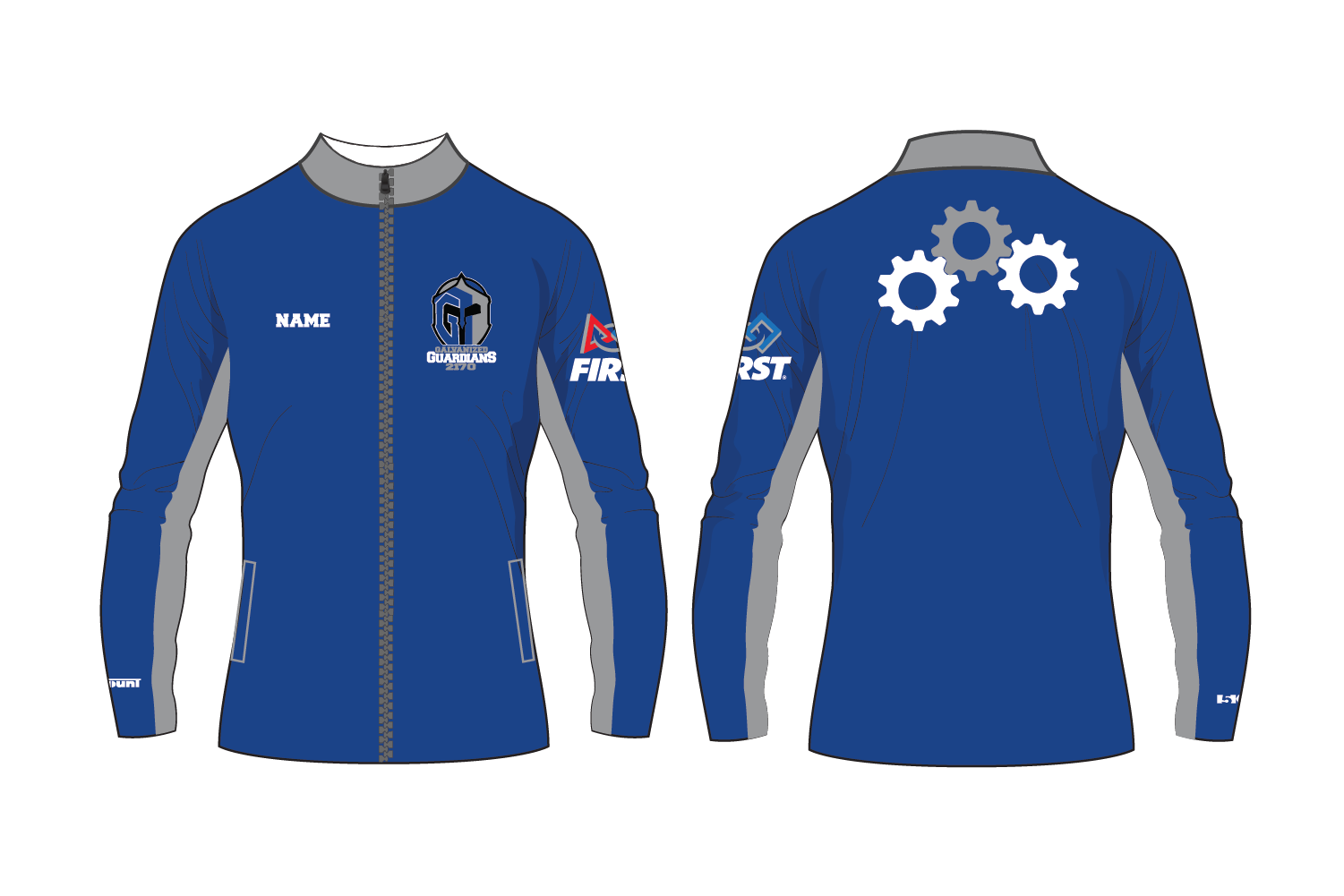 Glastonbury Robotics Sublimated Full Zip Jacket