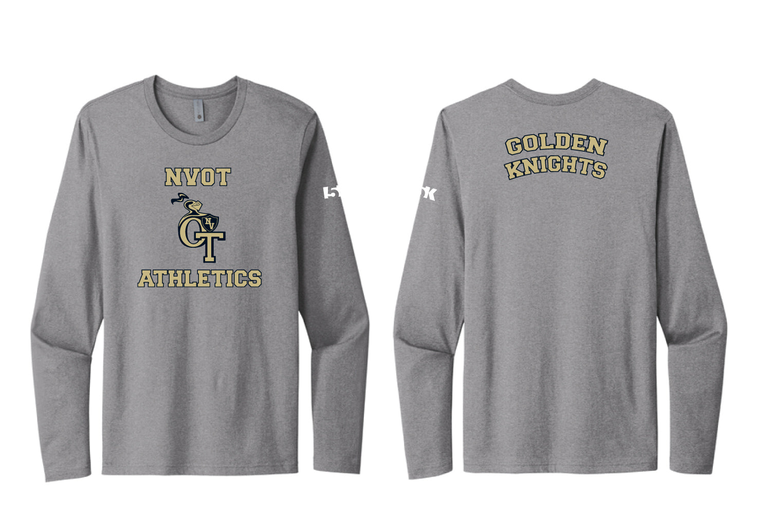 NVOT Athletics Cotton Long Sleeve Shirt - Gray